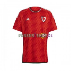 Wales fußball trikot WM 2022 Herren Heim Kurzarm