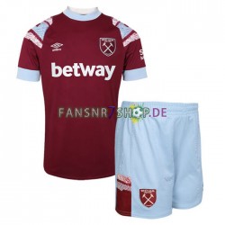 West Ham United fußball trikot Kinder Heim 2022-2023 Kurzarm