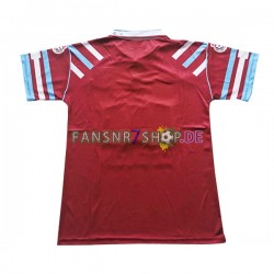 West Ham United fußball trikot Herren Heim Retro 1991-1992 Kurzarm