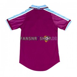 West Ham United fußball trikot Herren Heim Retro 1999-2001 Kurzarm