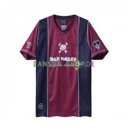 West Ham United fußball trikot Iron Maiden Herren Auswärts Retro 2011 Kurzarm