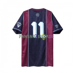 West Ham United fußball trikot Iron Maiden Herren Heim Retro 2011 Kurzarm