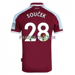 West Ham United fußball trikot Tomas Soucek 28 Herren Heim 2021-2022 Kurzarm