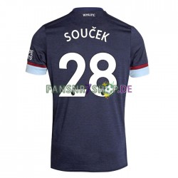 West Ham United fußball trikot Tomas Soucek 28 Herren Ausweich 2021-2022 Kurzarm