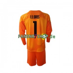 Frankreich fußball trikot WM 2022 Hugo Lloris 1 Torhüter Kinder Auswärts Langarm