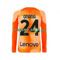 Inter Mailand fußball trikot Andre Onana 24 Torhüter Herren Viertes 2022-2023 Langarm
