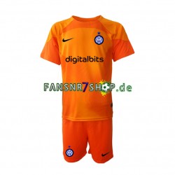 Inter Mailand fußball trikot Torhüter Kinder Viertes 2022-2023 Kurzarm