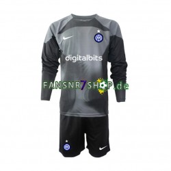 Inter Mailand fußball trikot Torhüter Kinder Heim 2022-2023 Langarm