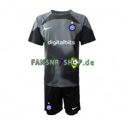 Inter Mailand fußball trikot Torhüter Kinder Heim 2022-2023 Kurzarm