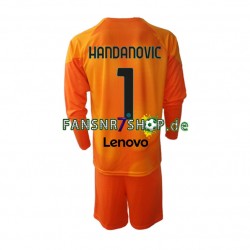 Inter Mailand fußball trikot Samir Handanovic 1 Torhüter Kinder Viertes 2022-2023 Langarm