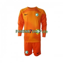 Saudi-Arabien fußball trikot Torhüter Kinder Auswärts 2022-2023 Langarm
