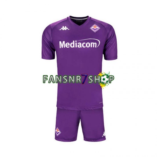 AC Florenz fußball trikot Kinder Heim 2024-2025 Kurzarm
