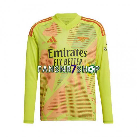 Arsenal fußball trikot Torhüter Herren Heim 2024-2025 Langarm