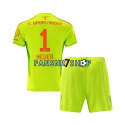 FC Bayern München fußball trikot Manuel Neuer 1 Torhüter Kinder Heim 2024-2025 Kurzarm
