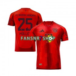 FC Bayern München fußball trikot Thomas Muller 25 Herren Heim 2024-2025 Kurzarm