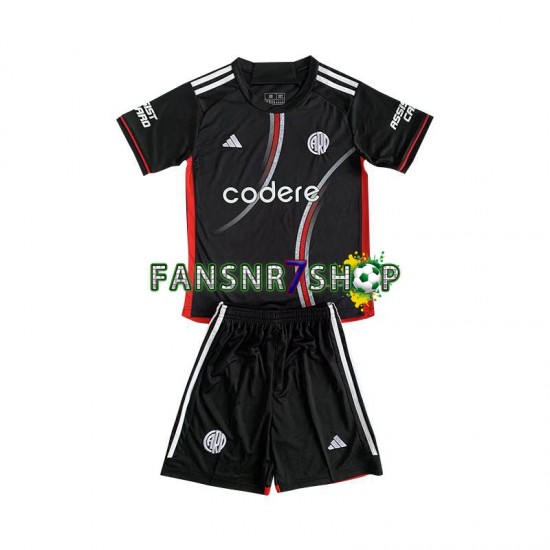 River Plate fußball trikot Kinder Ausweich 2024-2025 Kurzarm