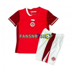 Kanada fußball trikot Kinder Heim 2024 Kurzarm