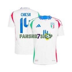 Italien fußball trikot Euro 2024 Chiesa 14 Herren Auswärts Kurzarm