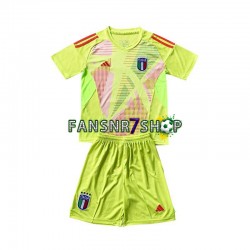 Italien fußball trikot Euro 2024 Torhüter Kinder Heim Kurzarm