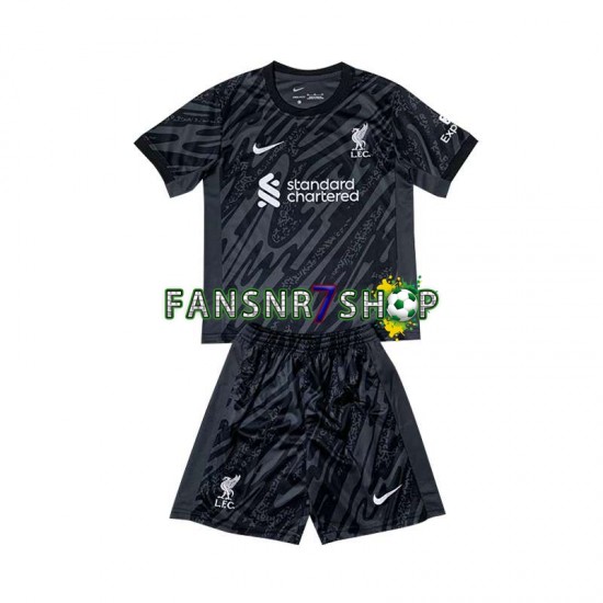 Liverpool fußball trikot Torhüter Kinder Heim 2024-2025 Kurzarm