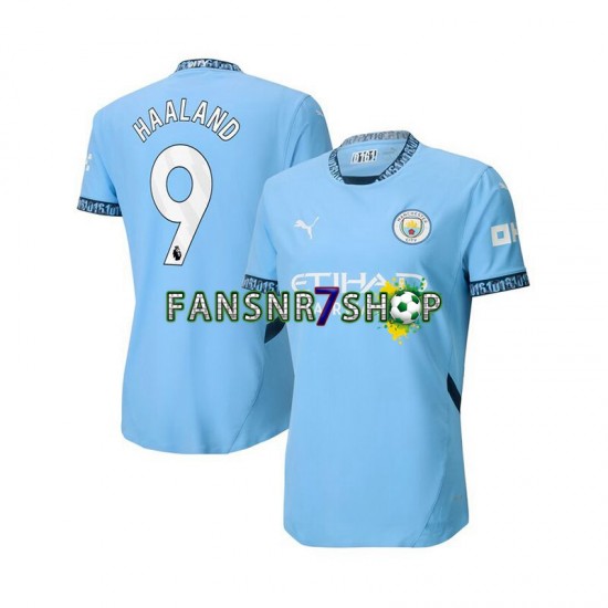 Manchester City fußball trikot Erling Haaland 9 Herren Heim 2024-2025 Kurzarm