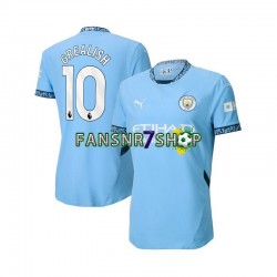 Manchester City fußball trikot Jack Grealish 10 Herren Heim 2024-2025 Kurzarm