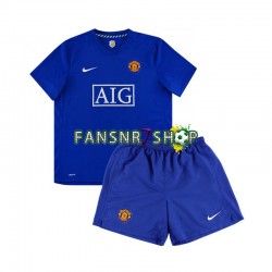 Manchester United fußball trikot Kinder Auswärts Retro 2008 Kurzarm