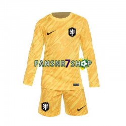 Niederlande fußball trikot Euro 2024 Torhüter Kinder Auswärts Langarm Niederlande fußball trikot Euro 2024 Torhüter Kinder Auswärts Langarm
