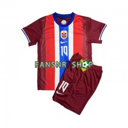Norwegen fußball trikot Martin Odegaard 8 Kinder Heim 2024 Kurzarm