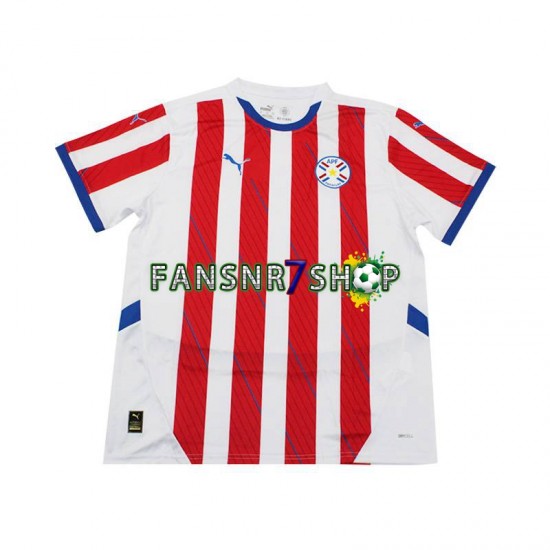 fußball trikot Paraguay Herren Heim 2024 Kurzarm