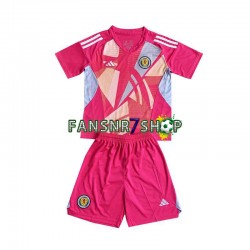 Schottland fußball trikot Euro 2024 Torhüter Kinder Ausweich Kurzarm