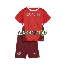 Schweiz fußball trikot Euro 2024 Kinder Heim Kurzarm