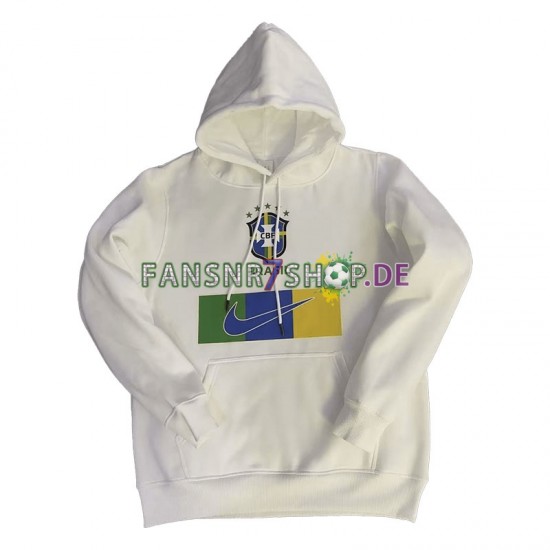 Brasilien Herren Kapuzenpullover Weiß 2022-2023
