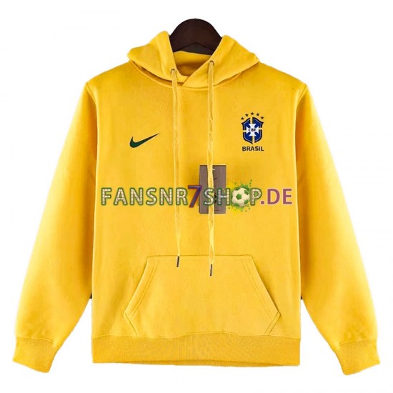 Brasilien Herren Kapuzenpullover Gelb 2022-2023