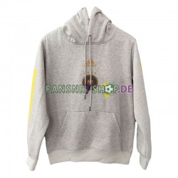 Deutschland Herren Kapuzenpullover Grau 2022-2023