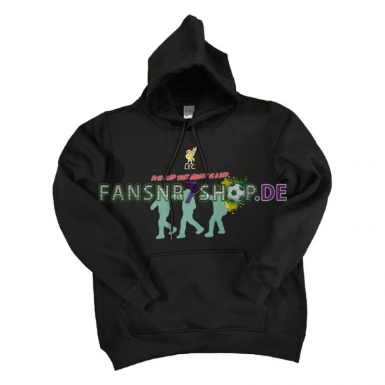 Liverpool Herren Kapuzenpullover Schwarz 2022-2023