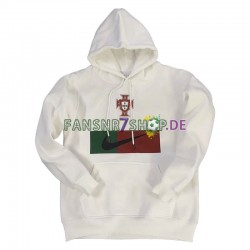 Portugal Herren Kapuzenpullover Weiß 2022-2023