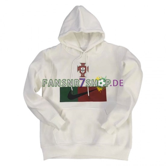 Portugal Herren Kapuzenpullover Weiß 2022-2023