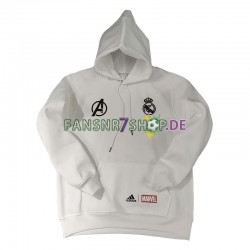 Real Madrid Herren Kapuzenpullover Weiß 2022-2023