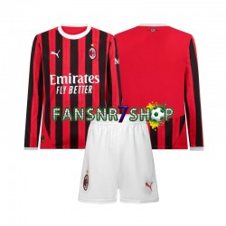 AC Mailand fußball trikot Kinder Heim 2024-2025 Langarm