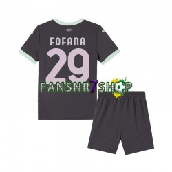 AC Mailand fußball trikot Fofana 29 Kinder Ausweich 2024-2025 Kurzarm