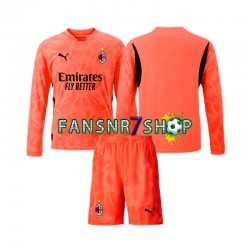 AC Mailand fußball trikot Torhüter Kinder Viertes 2024-2025 Langarm