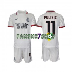 AC Mailand fußball trikot Pulisic 11 Kinder Auswärts 2024-2025 Kurzarm