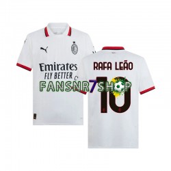 AC Mailand fußball trikot RAFA LEAO 10 Herren Auswärts 2024-2025 Kurzarm