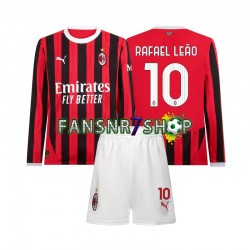 AC Mailand fußball trikot Rafael Leao 10 Kinder Heim 2024-2025 Langarm