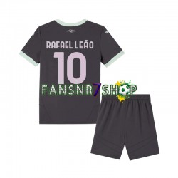 AC Mailand fußball trikot Rafael Leao 10 Kinder Ausweich 2024-2025 Kurzarm