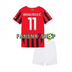 AC Mailand fußball trikot ibrahimovic 11 Kinder Heim 2024-2025 Kurzarm