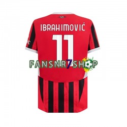 AC Mailand fußball trikot ibrahimovic 11 Herren Heim 2024-2025 Kurzarm