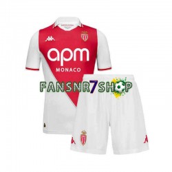 AS Monaco fußball trikot Kinder Heim 2024-2025 Kurzarm