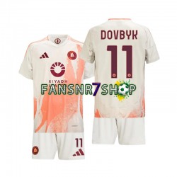 AS Rom fußball trikot Artem Dovbyk 11 Kinder Auswärts 2024-2025 Kurzarm AS Rom fußball trikot Artem Dovbyk 11 Kinder Auswärts 2024-2025 Kurzarm